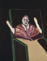 Pope and Chimpanzee', c.1960 : Francis Bacon : Artimage