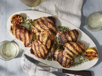 Wondering how long to grill chicken thighs for juicy, decadent grilled chicken? This low and slow cooking method yields tender, succulent dark meat with carefully developed flavors. These grilled chicken thighs will become your new grilling go-to this summer.