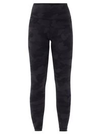 These black camouflage-print Wunder Under leggings by lululemon are made from the label’s supportive Luxtreme™ jersey that’s specifically designed to withstand high-impact activity. They have a flat, high-rise waistband and a hidden pocket, then finish at a full-length 28" inseam.