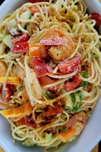 Shrimp and Bacon Pasta Salad