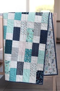 Bricks Baby Quilt Tutorial | quilting | Diary of a Quilter