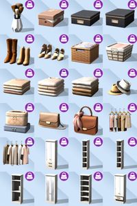 Look for this Sims 4 closet CC at number 30 on my Sims 4 furniture CC list. It offers a wide range of closet options, like clothing, shoes, hats, dresses, and more decor items. You can also find CC packs for every room in your sim's house—bedroom, bathroom, kitchen—all in Maxis Match style. This list is updated regularly with the latest and best CC for your Sims' homes, so keep checking for new furniture and decor for your virtual world.