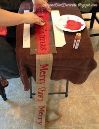 Anyone Can Decorate: DIY Burlap Christmas Garland Tree Wrap