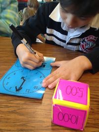 This week we have been discovering the clock in our room.  Our standards say to represent and tell time.  What better way to represent time than to make our own clocks in every way we can!  In small group today we worked on this concept up close and personal! Rather than just telling the time, …