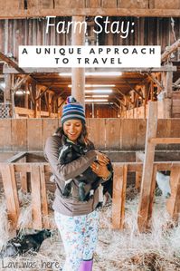 Farm Stay: A Unique Approach to Travel | Do you travel to relax, have an adrenaline-pumping adventure, or perhaps to try something new? I am a traveler that wants to experience a bit of everything while traveling, but I'll be the first to admit that a farm stay wasn't the first experience to come to mind, but it should have been. Here's why. | Lavi was here.