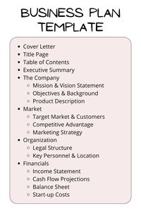 This Business Plan Template will help you organize your business plan easily and start your business ASAP. Click to shop!