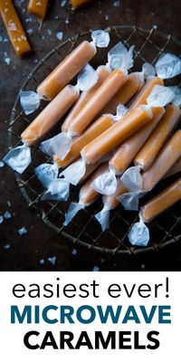 EASIEST Caramels - A super easy foolproof recipe for homemade caramels! They're soft and chewy and perfectly buttery with a rich caramel flavor. These make one of the best homemade gifts and no one will know how easy it was for your to make them! #caramel #christmastreat #christmasgift #easyrecipe