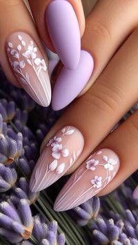 #lavender #naildesign