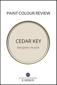 Benjamin Moore Cedar Key 982 / OC-16: Paint Color Review - Kylie M Interiors