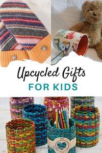 What better way to teach a child about reuse, repurposing and upcycling than to give them an upcycled gift and talk about it with them? We’ve found a range of ideas from Etsy for any age group or gender. Check them out here.