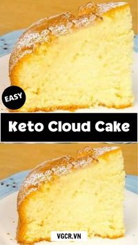 Keto Cloud Cake is an ideal dessert for those seeking a low-carb option. It boasts a wonderfully soft and moist texture, complemented by a delightful combination of crunchiness and fluffiness.