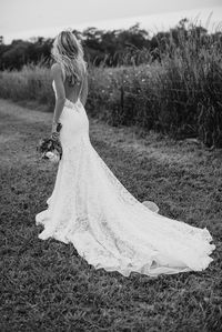 Low back wedding dress #Danni http://www.madewithlovebridal.com/