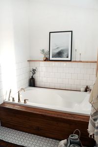 Guest bathroom bathtub restoration.