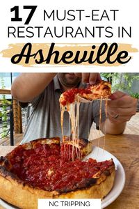 These are best restaurants in Asheville, NC! Find out where to eat in Asheville by reading this guide written by NC locals. We'll tell you the best foodie spots in Asheville! North Carolina travel | NC | USA #wheretoeat #Asheville