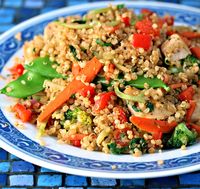 quinoa stir-fry; must try