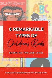 The first thing you need to know before you decide to write a children’s book and publish it is what your target market is based on the age level. In the same way, you also need to know how many maximum texts you should write, and learn how to massively edit it if it already has too many unnecessary words. #childrensbooks #age #level #types #writer #author #kidlit #kidillustration