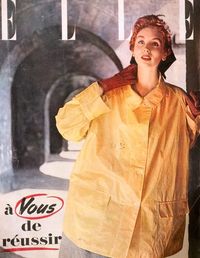 Suzy Parker, photo by Jean Chevalier, ELLE October 1952 | flickr skorver1