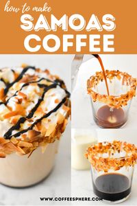 Samoas Coffee Recipe (Girl Scout Cookie Inspired!) -