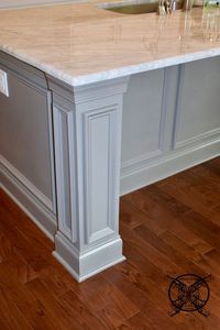 9' kitchen island with corner trim images free - - Image Search Results