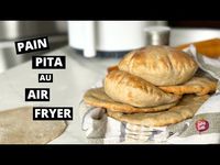 Comment faire du pain pita maison dans un air fryer ? Une recette et technique facile de pain pita moelleux cuit dans la friteuse à air