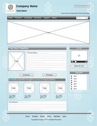 A website wireframe is also called a page schematic or screen blueprint. Wireframes are an important design tool used in web development. It is a visualization tool for presenting proposed functions, structure and content of a web page or web site. The example is a web site design drawn via Edraw.