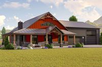 House Plan 5032-00151 - Barn Plan: 2,039 Square Feet, 3 Bedrooms, 2 Bathrooms