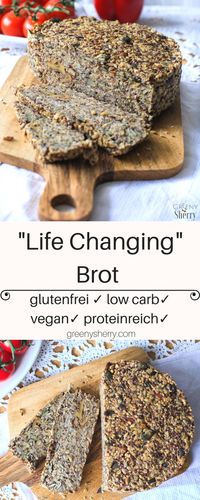 "Life changing" Brot aus Nüssen und Samen - glutenfrei, low carb [Inspiriert] - Greeny Sherry - Vegane Rezepte & grün(er)leben | vegan food & lifestyle