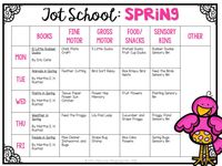 Tot School: Spring - Mrs. Plemons' Kindergarten