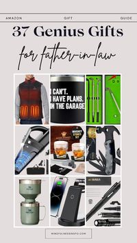 Discover unique Christmas gifts for the hard-to-shop-for father-in-law who has everything. From practical to genius - these holiday gift ideas will impress any type of father-in-law. See 37 insanely good Xmas gifts for father-in-law in our Christmas gift guide.