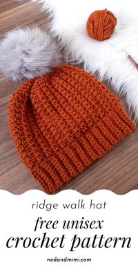 This easy ribbed crochet hat pattern has a gorgeous dense and squishy texture, so it’s perfect for keeping extra warm and cosy during the cold winter months. The simple ribbed look of this crochet hat makes it perfect for both men and women. The “faux rib” effect that is achieved with just one stitch, so it’s a great pattern for beginners and more advanced crocheters alike.#crochet #crochethatpattern #ribbedcrochethat #freecrochetpattern