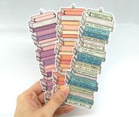 Bookmark Book Tracker Book Stack Double Sided 34 Books to - Etsy