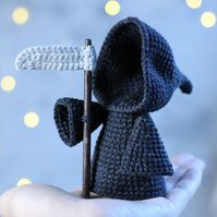 Grim Reaper Crochet pattern by AnnieCraft, #AD, #AnnieCraft, #pattern, #Crochet