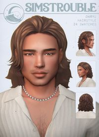 A medium-length hair for boys and girls! By supporting my work on Patreon, you'll get Early Access and add your suggestions for future projects 🌊