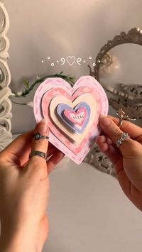 Credit to @thisartperson on TikTok. #heart #art #valentines #valentinesdaydecorations #valentinesdaycrafts #valentinesdaygift #valentinesdaydecor #aesthetic #papercraft #paperart #papercrafting