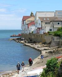 Swanage coast path on the Jurassic Coast in Dorset