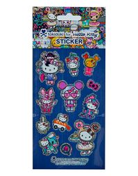 tokidoki x Hello Kitty Midnight Metropolis Embossed Sticker Sheet