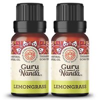 Guru Nanda 2-Pack 15Ml Lemongrass Essential Oil White - The 2-pack of Guru Nanda Lemongrass Essential Oil contains nothing but 100% pure lemongrass essential oil and is packaged from farm to bottle. Add a few drops to your diffuser, massage oil, or directly into your bath for soothing aromatherapy.