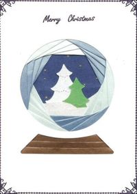 Iris Folding Card Pack C5: Glitter Globe - £4.15 - A great range of ...