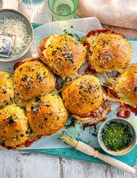 Pizza sliders recipe | Sainsbury`s Magazine