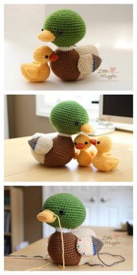 Amigurumi Ducks Girlfriend Scheme Description Free Pattern