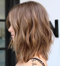 Light Brown Lob with Layers