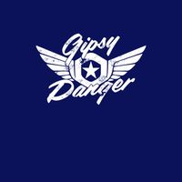 Gipsy Danger Logo white vintage