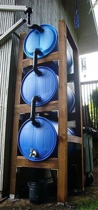 DIY Rainwater Harvesting Tower - The Prepared Page