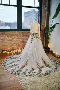 Wild Flower Detachable Skirt bridal Wedding Overskirt,flower Applique Train Trailing Detachable Skirt,removable Detachable Over Skirt - Etsy Australia