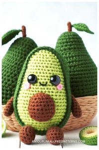 Amigurumi Avocado Crochet Free Pattern