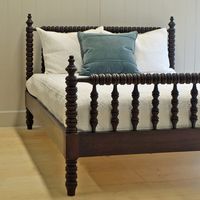 Winona Spindle Bed for Sale - Cottage & Bungalow Queen wood colors $3,500.00