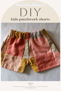 In this post I share how I made these cute kids patchwork shorts using my naturally dyed scrap fabrics to help make it all come to life. An easy beginner friendly sewing tutorial to use up all your fabric remnants and create a sustainable wardrobe Romi & me is all about sharing the steps to become more resourceful and creative with botanical dyes and sustainable fabrics in order to craft your own minimal, conscious wardrobe. Learning how to extract colour from plants & naturally dye fibre is a deeply satisfying way to be creative while appreciating the generous beauty of our natural world.