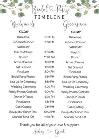 Free Editable Bridal Party Itinerary Minimalist Wedding Timeline Order Of Events Bridesmaid  Groomsmen Ppt Sample published by Christopher. Wedding day planning timeline template. When it concerns arranging occasions, jobs, or perhaps personal landmarks, a timeline template can be an vital...