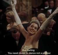 princess mia but darling you need music to dance quote