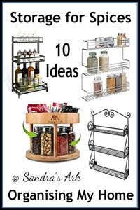 Sandra's Ark: 10 Storage Ideas for Spices - Organising My Home